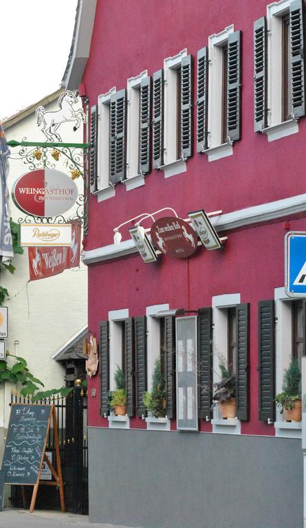 Weingasthof Zum Weissen Ross Otel Osthofen Dış mekan fotoğraf